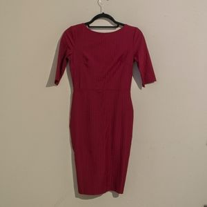 Deep V Neck Back Dress